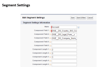 mdmsegment settings